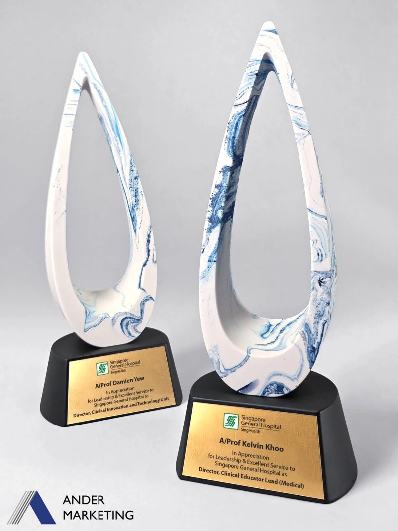 We get proportion, scale and materiality correct for you. MJ-71 Modern award made of jesmonite.
