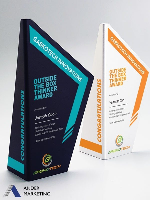 MV-11 trophy award | Ander Marketing Singapore