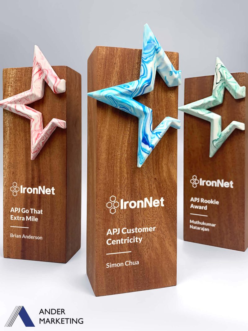 Sustainable trophy award MW-91 | Ander Marketing Singapore