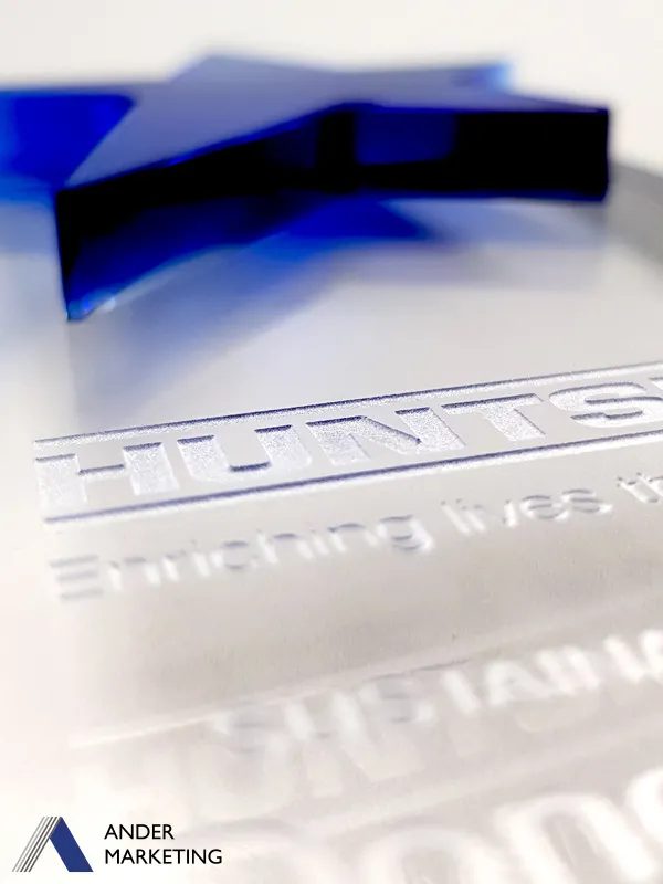 Sandblasting on crystal
