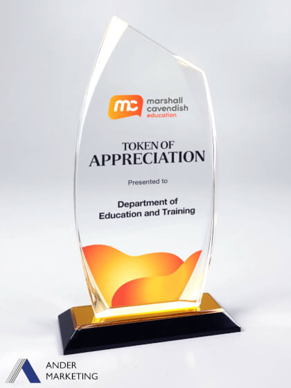 Acrylic Trophy Award - Ander Marketing Singapore