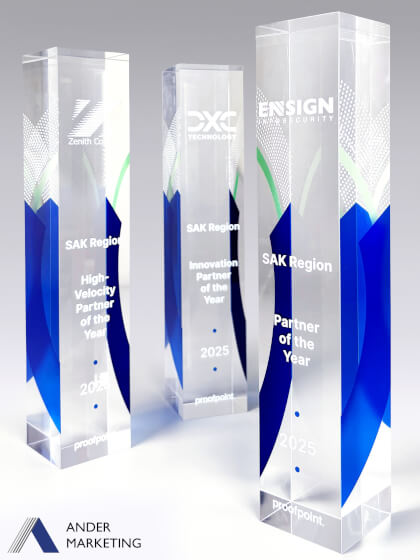 Acrylic Trophy Award - Ander Marketing Singapore