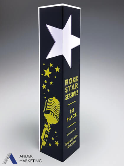 Acrylic Trophy Award - Ander Marketing Singapore