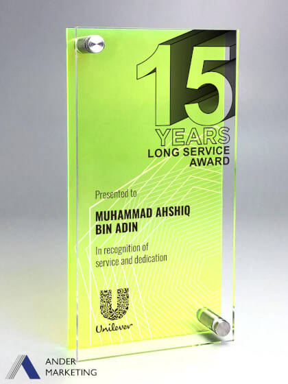 Acrylic Trophy Award - Ander Marketing Singapore
