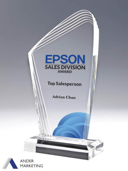 Acrylic Trophy Award - Ander Marketing Singapore