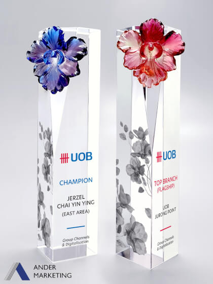Crystal Trophy Award - Ander Marketing Singapore