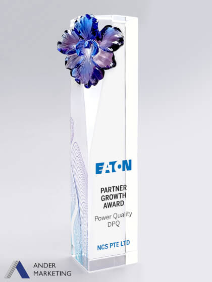 Crystal Trophy Award - Ander Marketing Singapore