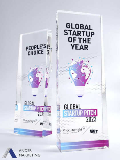 Crystal Trophy Award - Ander Marketing Singapore