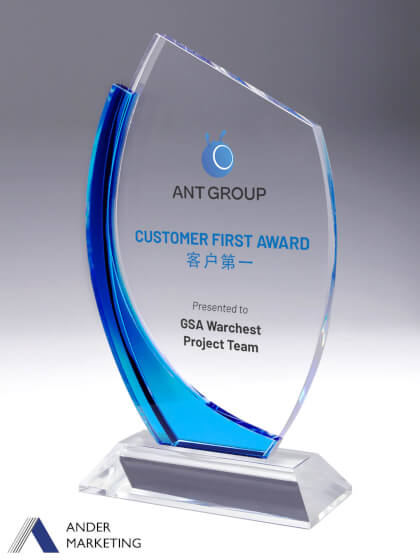 Crystal Trophy Award - Ander Marketing Singapore