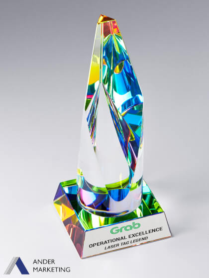 Crystal Trophy Award - Ander Marketing Singapore