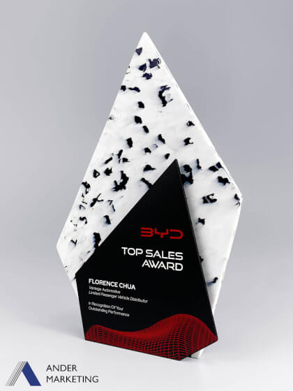 Modern Trophy Award - Ander Marketing Singapore