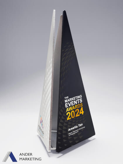 Modern Trophy Award Modern Trophy Award - Ander Marketing Singapore