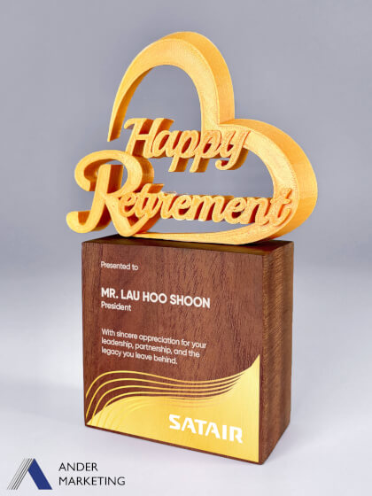 Modern Trophy Award Modern Trophy Award - Ander Marketing Singapore