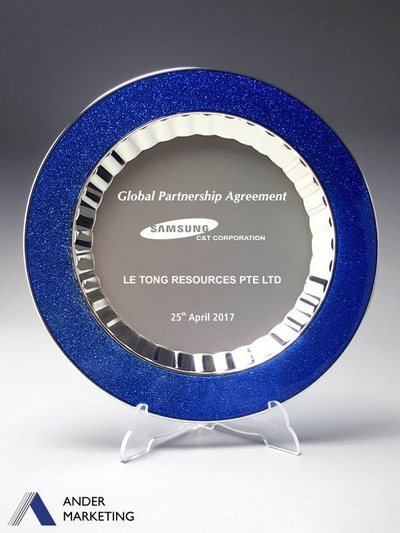 Metal Tray Plaques - Ander Marketing Singapore