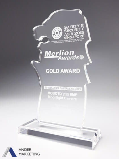 Custom Trophy Award - Ander Marketing Singapore