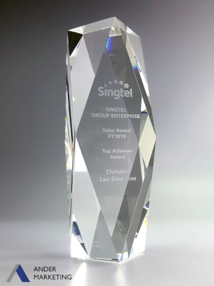 Custom Trophy Award - Ander Marketing Singapore