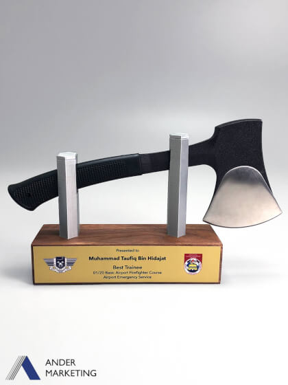 Custom Trophy Award - Ander Marketing Singapore