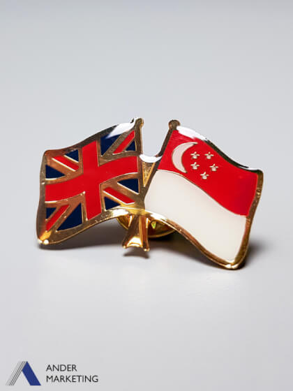 Custom lapel pin - Ander Marketing Singapore