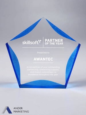 Acrylic Trophy Award - A-32 Ander Marketing Singapore