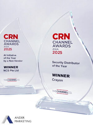 Glass Trophy Award - GG-05 Ander Marketing Singapore