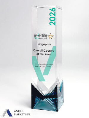 Liuli Trophy Award - LL-20 Ander Marketing Singapore