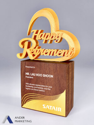 Modern Trophy Award - MW-11 Ander Marketing Singapore