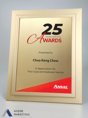 Plaque - PF-04 Ander Marketing Singapore