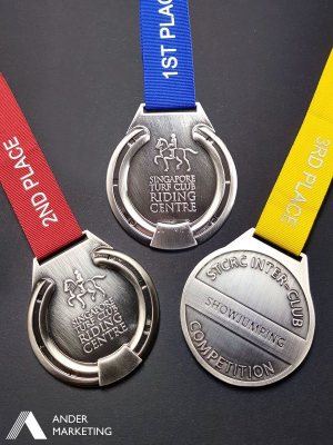Custom metal medal - YTC-3350 Ander Marketing Singapore