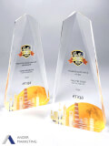 Acrylic Trophy Award - Ander Marketing Singapore