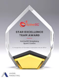 Acrylic Trophy Award - Ander Marketing Singapore