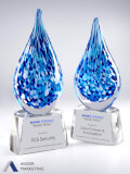 Glass Trophy Award - Ander Marketing Singapore
