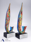 Glass Trophy Award - Ander Marketing Singapore