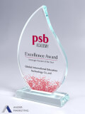 Glass Trophy Award - Ander Marketing Singapore
