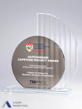 Glass Trophy Award - Ander Marketing Singapore
