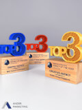 Modern Trophy Award - Ander Marketing Singapore